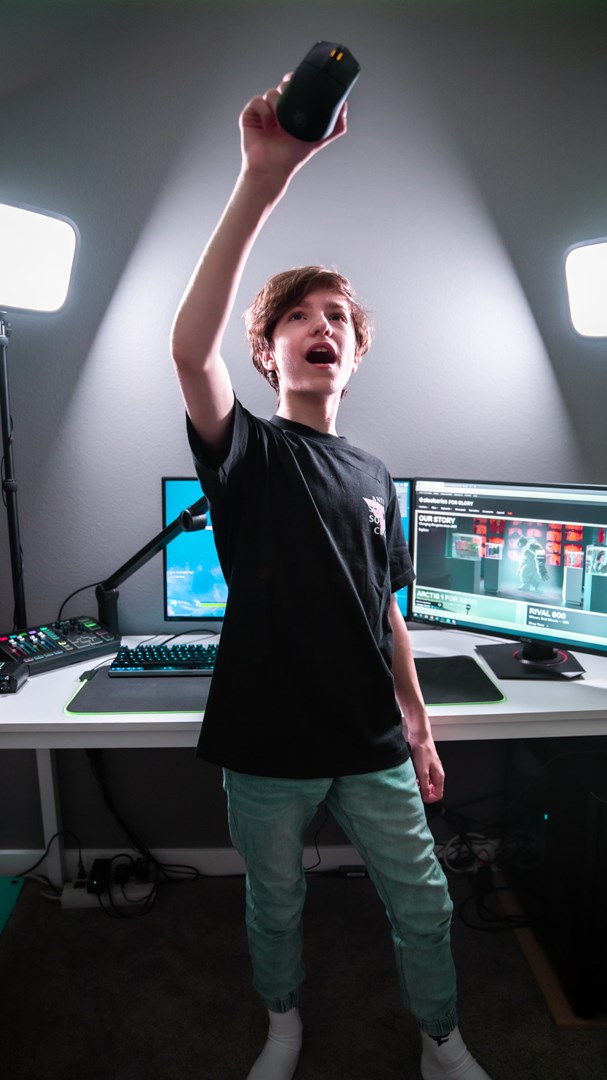 Maus lojërash SteelSeries Rival 3 Wireless, TrueMove Air, i zi