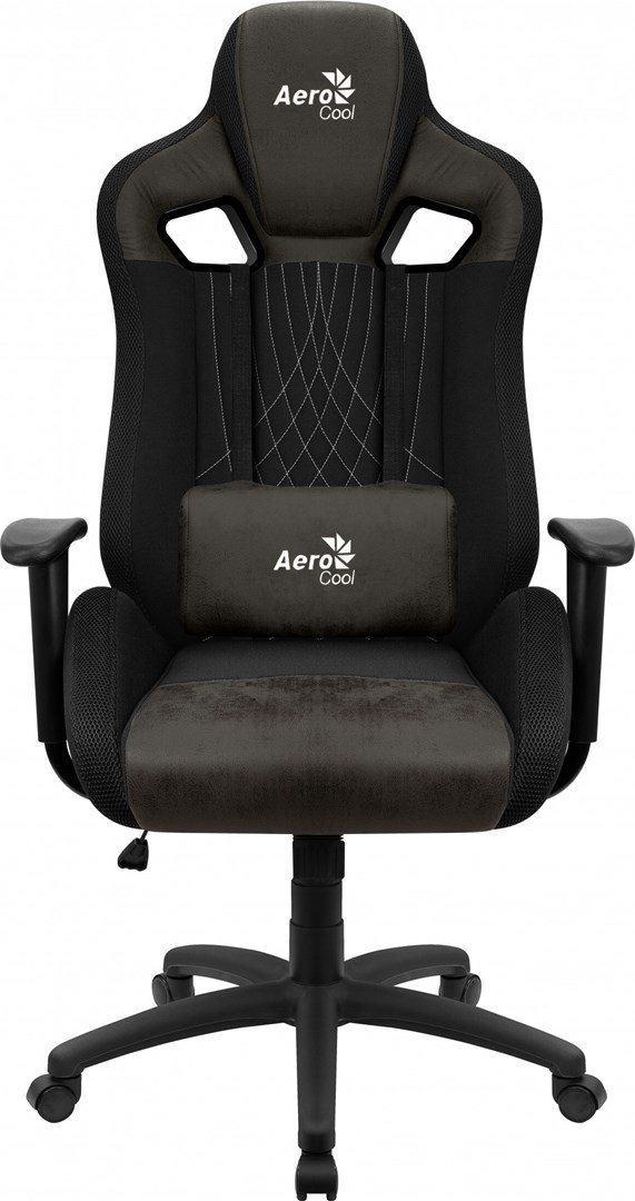 Гејмерска столица Aerocool EARL AeroSuede, црна
