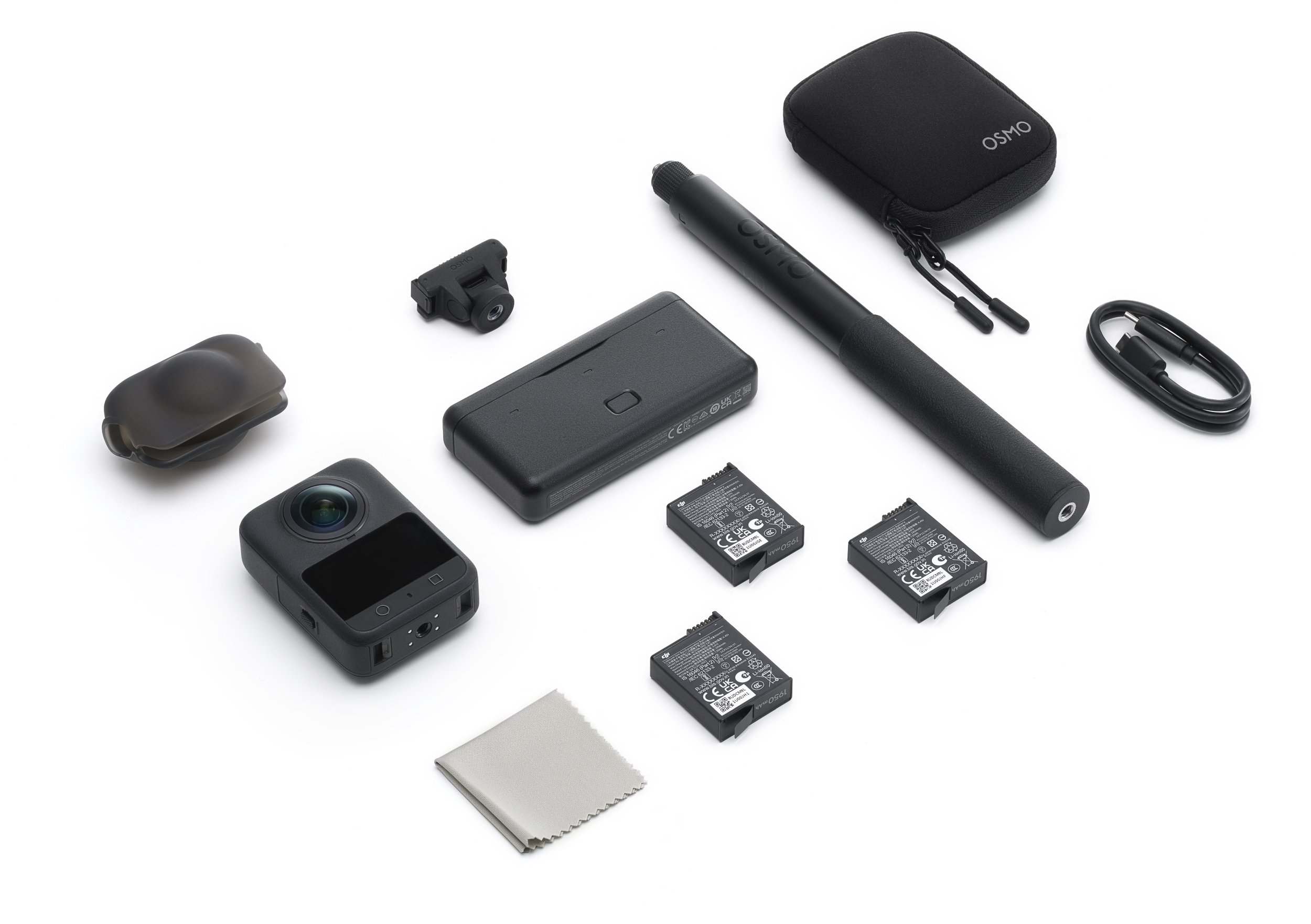 Акциона камера DJI Osmo 360 Adventure Combo, 360°, HDR, црна
