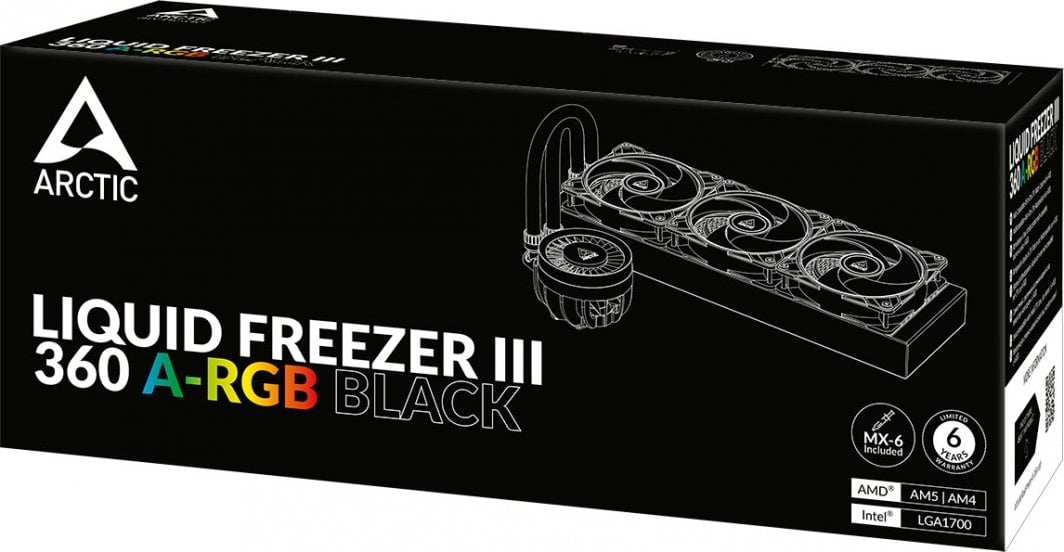 Ftohës Arctic Liquid Freezer III 360 A-RGB, i zi