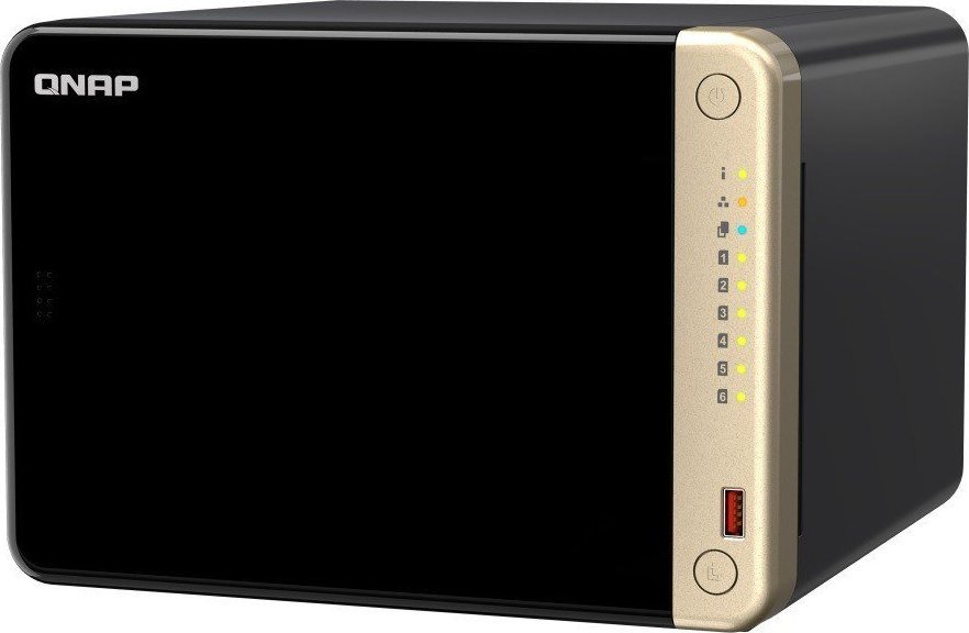 Server NAS QNAP TS-664 8GB, 6 slote, 2.5GbE, gri