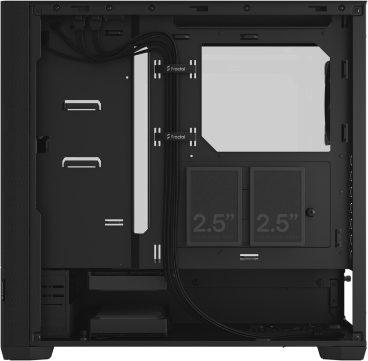 Kasë kompjuteri Fractal Design Pop Silent Black TG Clear Tint