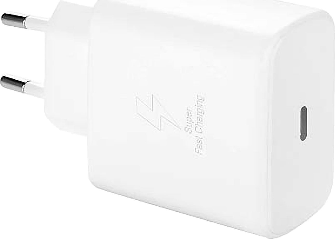 Karikues telefoni Samsung Fast Charger, 45W, USB C, i bardhë