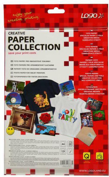 Letër fotografike Logo për printer, A4