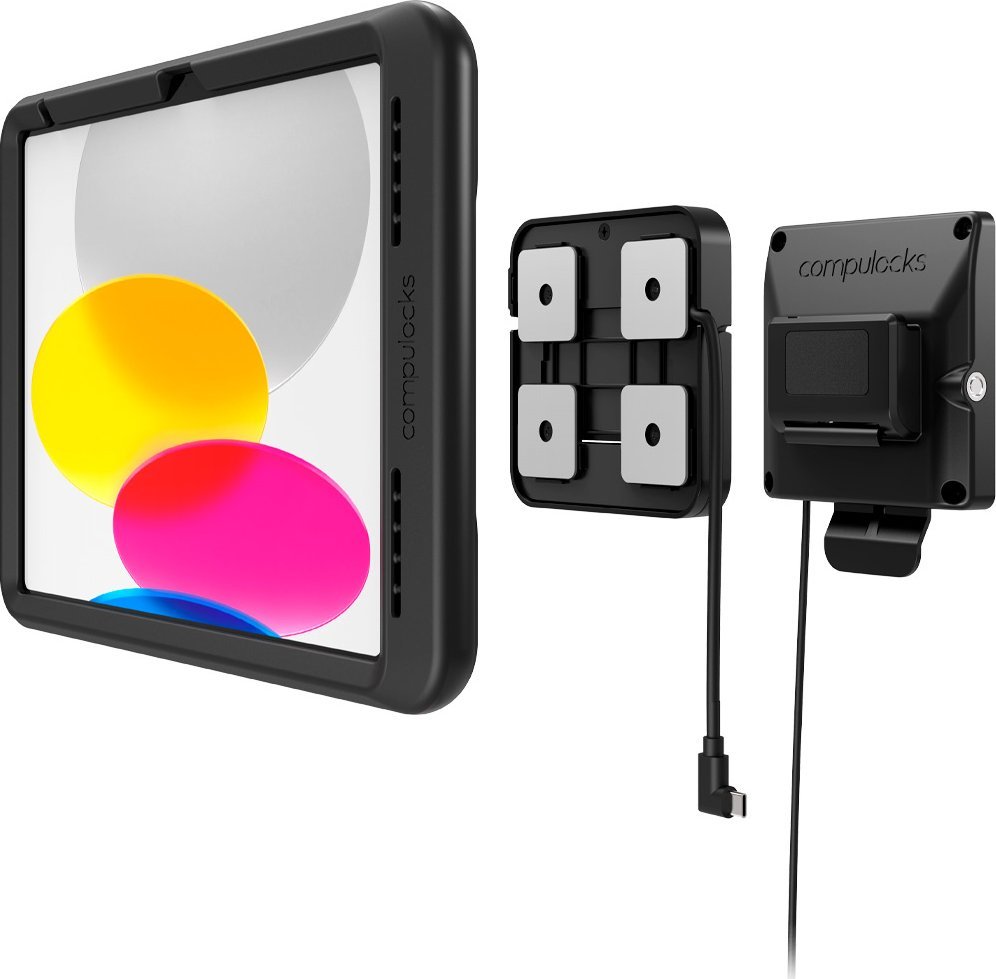 Држач за таблет Compulocks Power Move за iPad 10.9 10-та генерација, фиксно монтирање, црна
