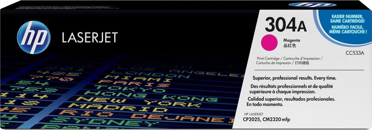 Toner për printer HP 304A, magenta