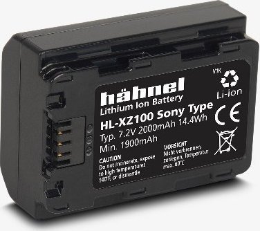 Bateri për kamerë Hahnel HL-XZ100, 2000mAh, Lithium-Ion