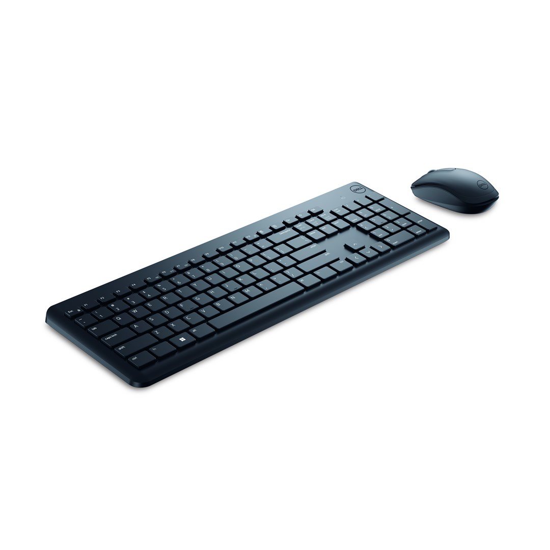 Set tastierë dhe maus DELL KM3322W, wireless, QWERTY, i zi