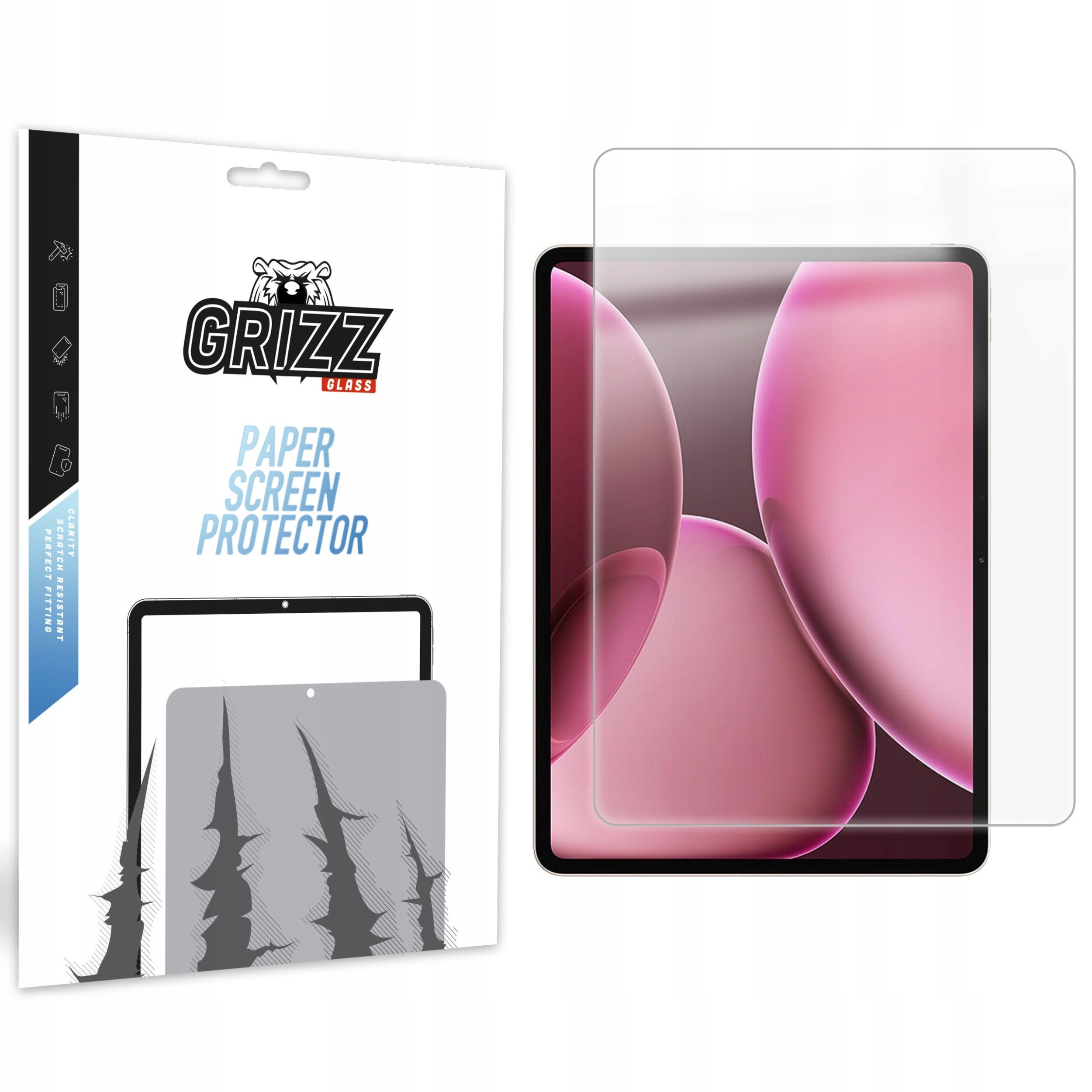 Fole mbrojtëse mat Grizz PaperScreen për Oppo Pad 4 Pro, anti-gërvishtje, anti-printshtypje, transparente