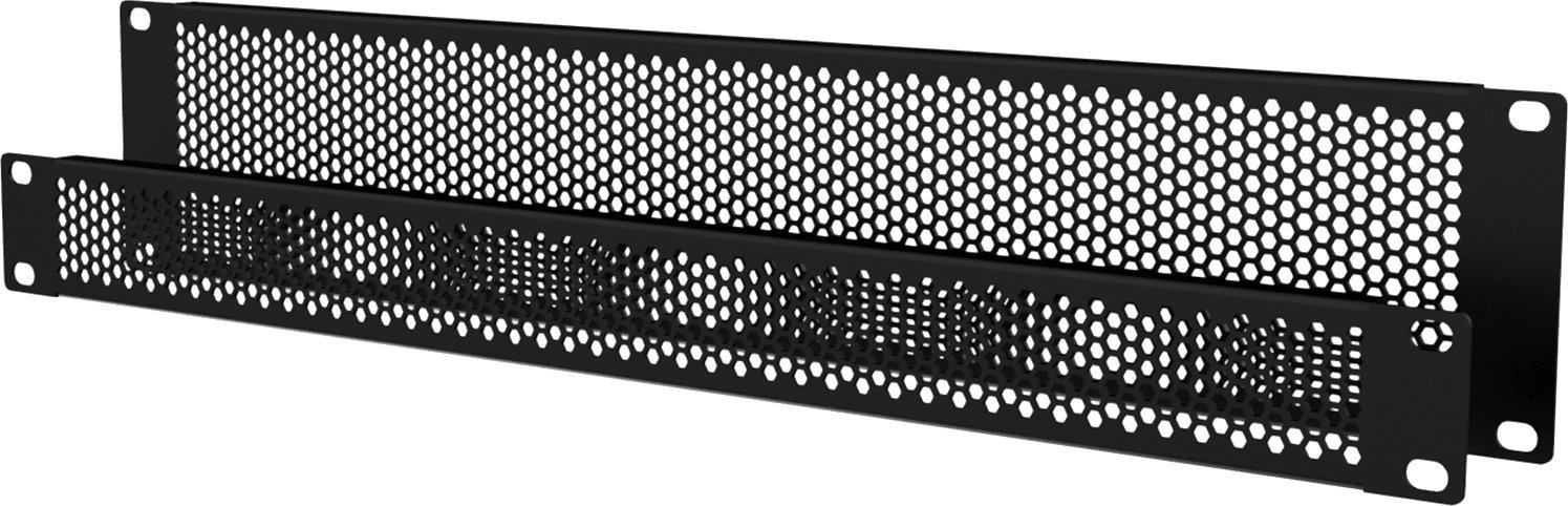 Panel bosh i ventiluar për rack BSVH Series 19", çelik 1.5 mm, i zi