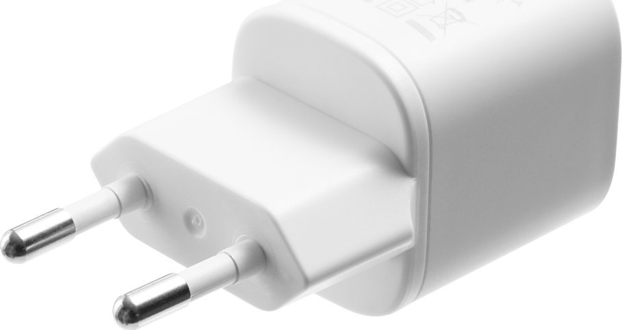 Karikues muri DELTACO USB, USB C PD 20W, 3A, i bardhë