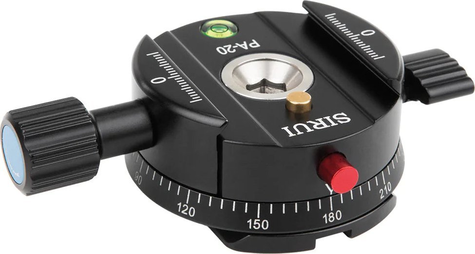 Kokë panoramike Sirui PA-20, kapacitet 10 kg, 146 g, e zezë