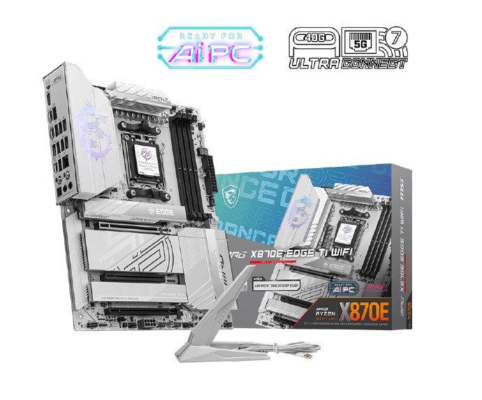 Pllakë amë MSI MPG X870E EDGE TI WiFi AM5 DDR5 PCIe 5.0 ATX