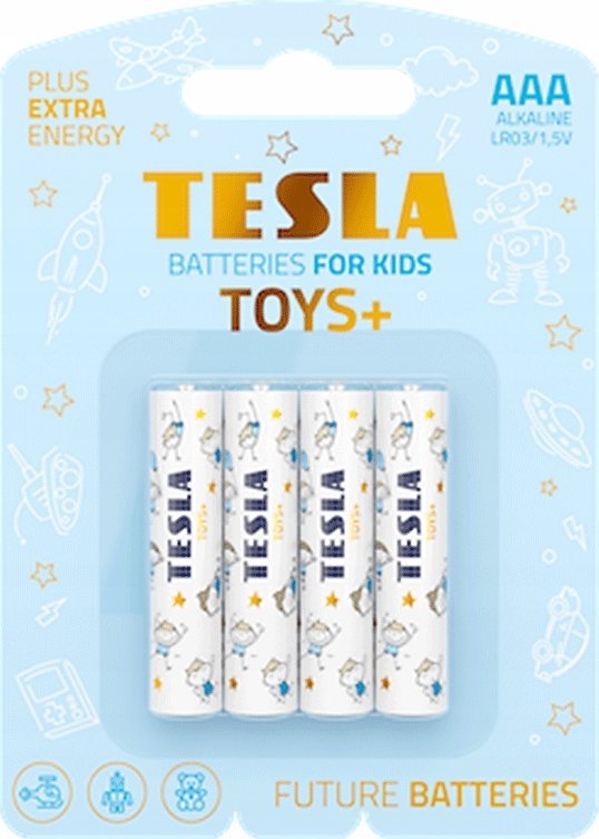Bateri alkaline Tesla TOYS+ BOY R3 AAA, set 4 copë