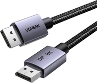 Kabllo Ugreen DP120 DisplayPort 1.4 8K60Hz 32.4Gbps, 2m, e zezë Kabllo Ugreen DP120 DisplayPort 1.4 8K60Hz 32.4Gbps, 2m, e zezë