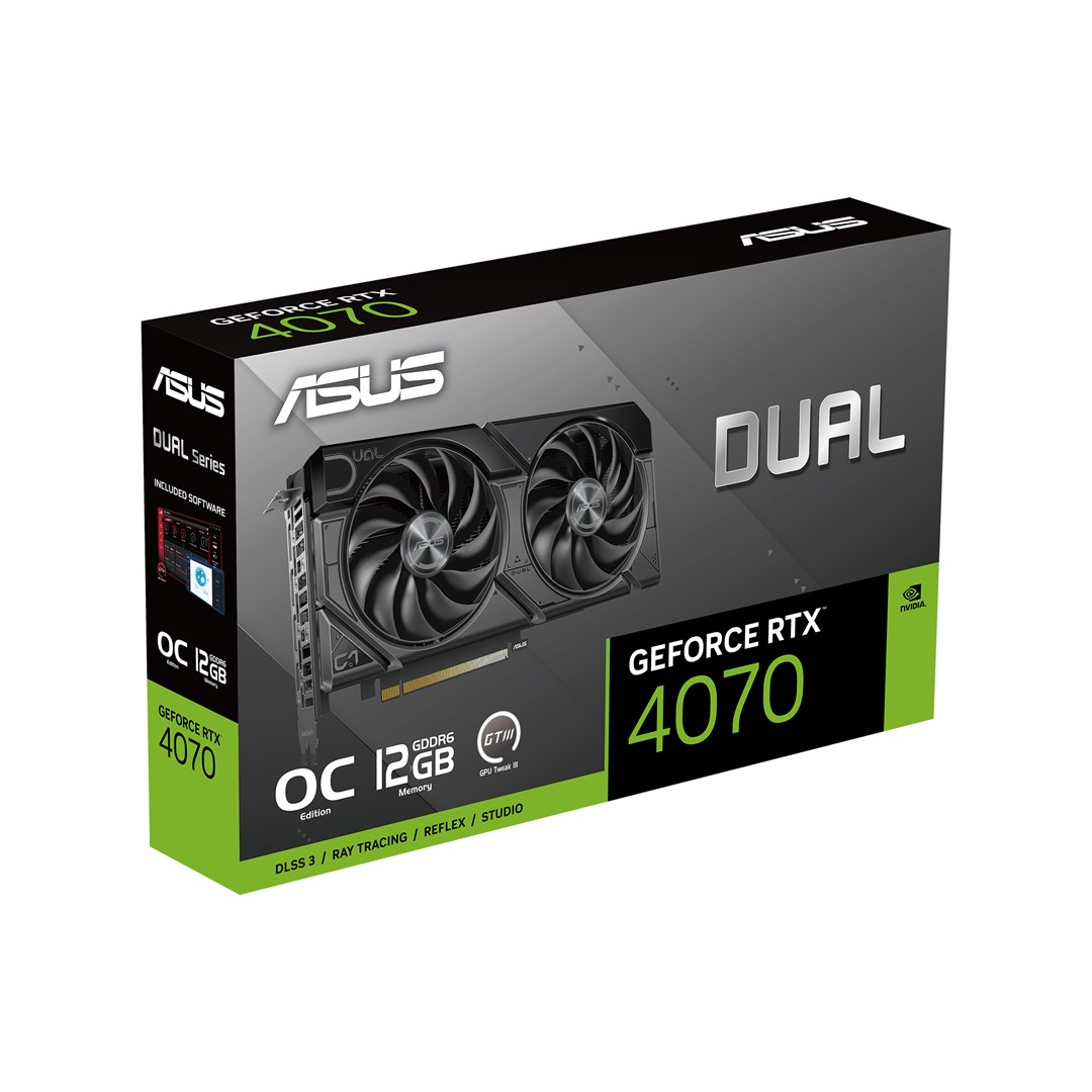 Kartelë grafike ASUS DUAL-RTX4070-O12GD6-EVO NVIDIA GeForce RTX 4070 12 GB GDDR6