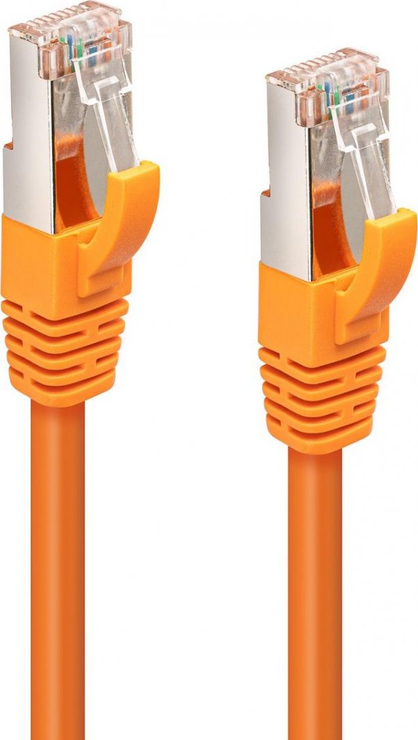 Kabllo rrjeti MicroConnect CAT6A S FTP, 2m, portokalli