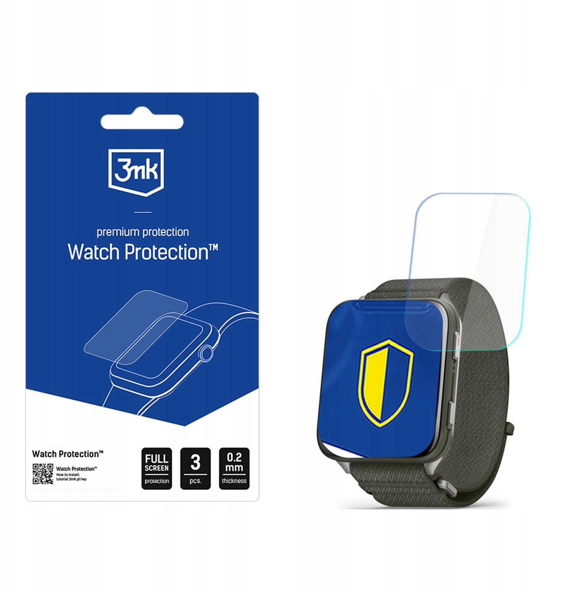 Mbrojtëse ekrani 3MK ARC për smartwatch Garmin Venu X1, transparente