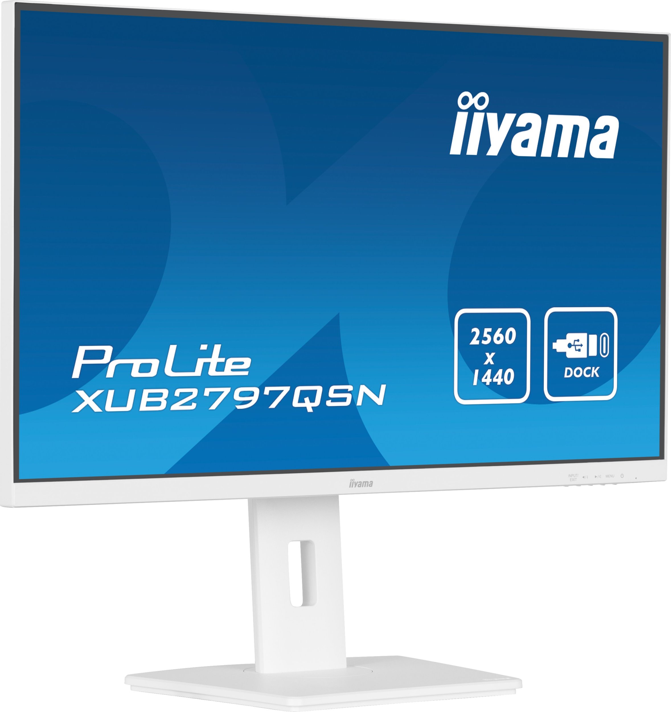 Monitor Iiyama G-MASTER 27", QHD, IPS, USB-C Dock dhe RJ45, i zi