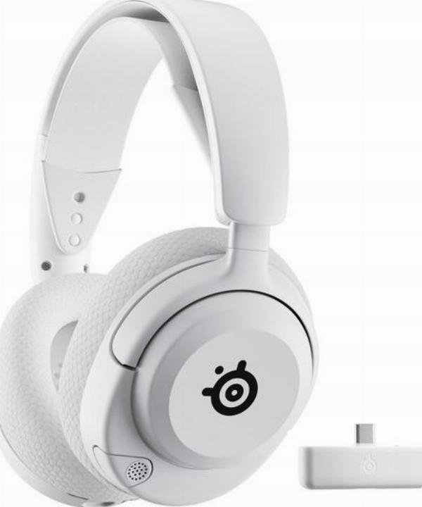 Слушалки гејминг SteelSeries Arctis Nova 5P Wireless, за PS5, без кабел, бели