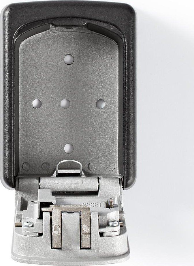 Kuti çelësash Nedis, kombinim 4 shifror, montim në mur, e zezë gri