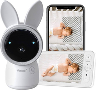 Monitor bebes Arenti BabyCam, video dhe audio, 10m, i bardhë