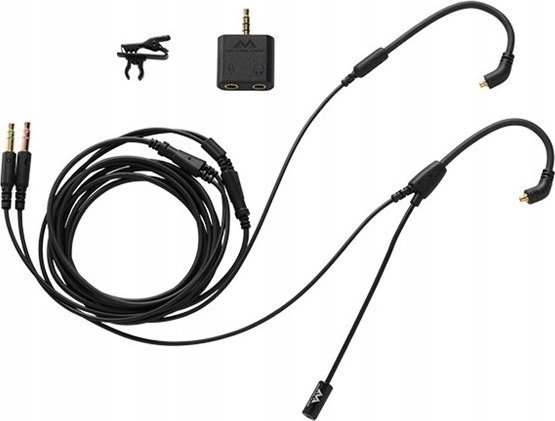 Kabllo kufjesh Antlion Audio Kimura, MMCX, me mikrofon, 2m, e zezë