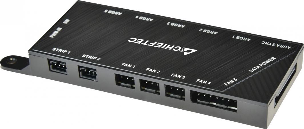 Kasë Chieftec Hunter GS-01B-OP, e zezë