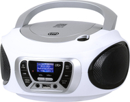 Radio boombox Trevi CMP51001, CD MP3 USB, DAB DAB+ FM, e bardhë