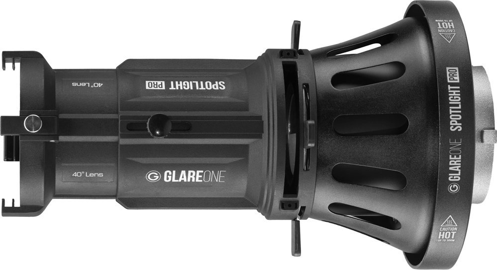 Akesor ndriçimi GlareOne Spotlight PRO 40°, Projection Snoot, për LED dhe blice studioje