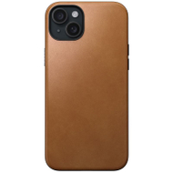 Këllëf telefoni Nomad Modern Leather, për iPhone 15 Plus, lëkurë, kafe