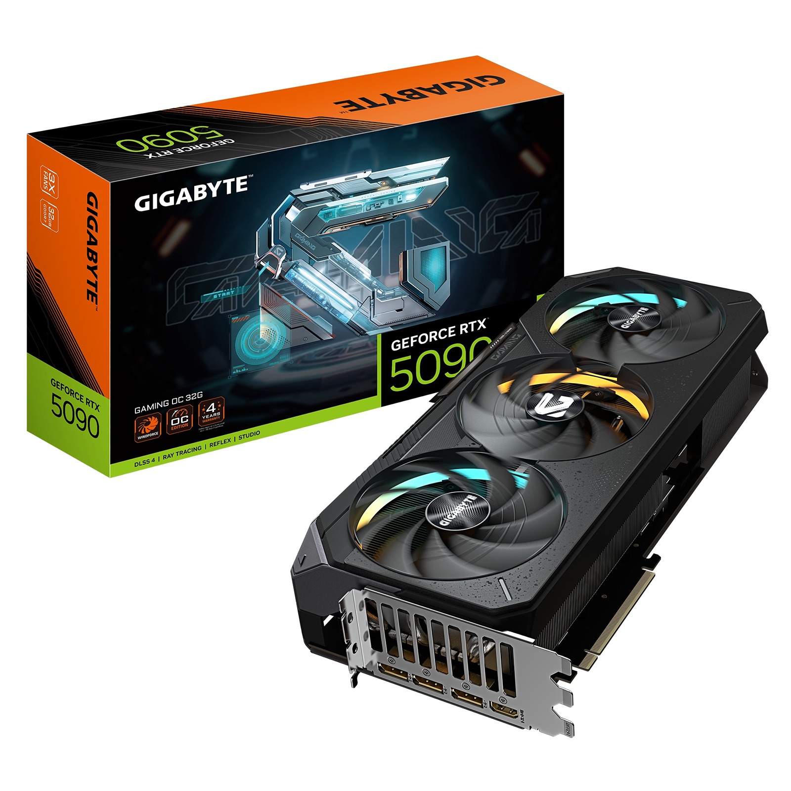 Kartelë grafike GIGABYTE RTX 5090, 32G GAMING OC