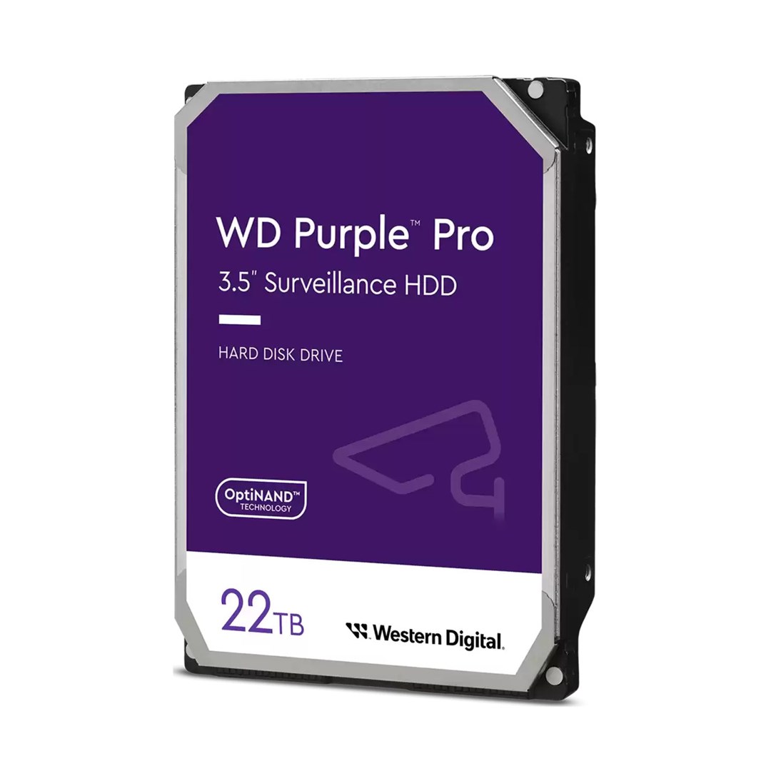 Hard Disk Western Digital WD Purple Pro, 22TB, 3.5", 7200RPM, 512MB Cache