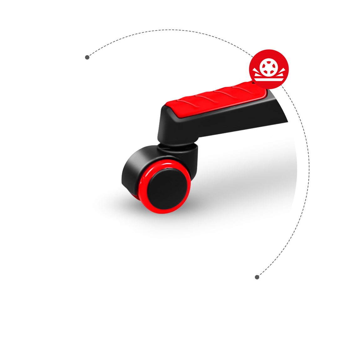 Гејмерска столица Huzaro Combat 3.0, 140kg, црвена