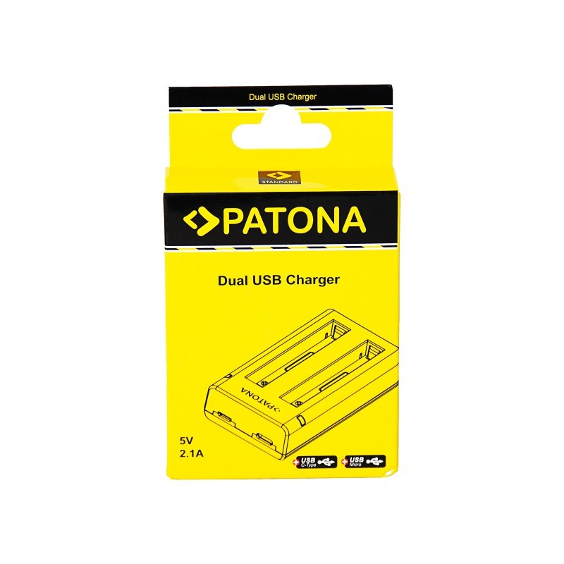 PATONA Dual Charger For Insta360 X4