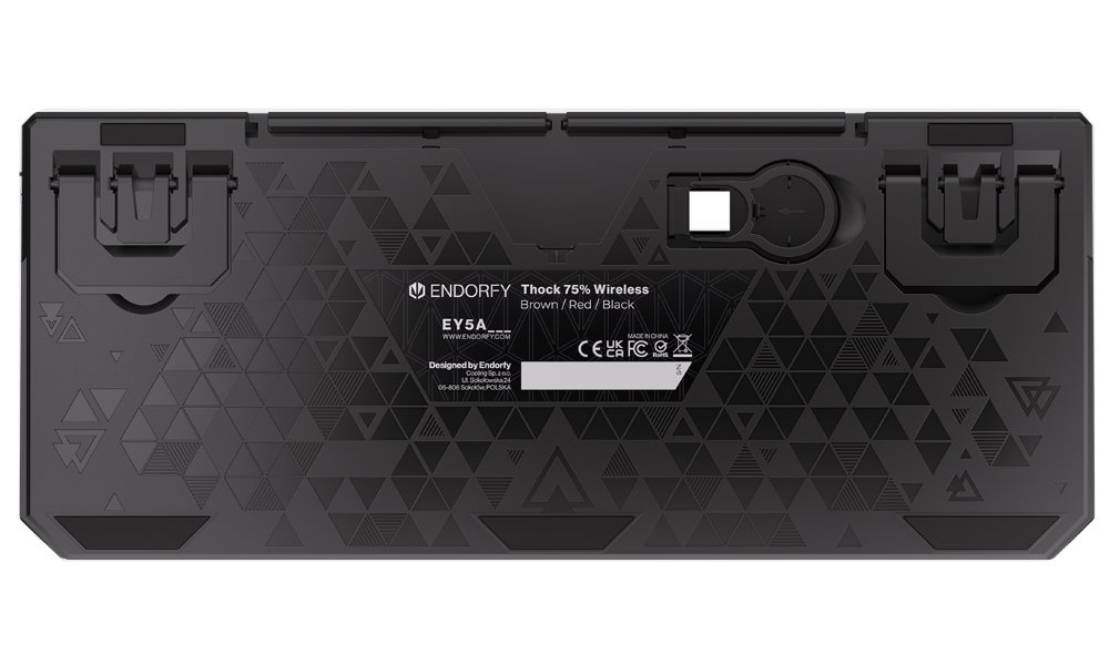 Tastierë Endorfy Thock, 75%, Kailh Box Black, Wireless, e zezë