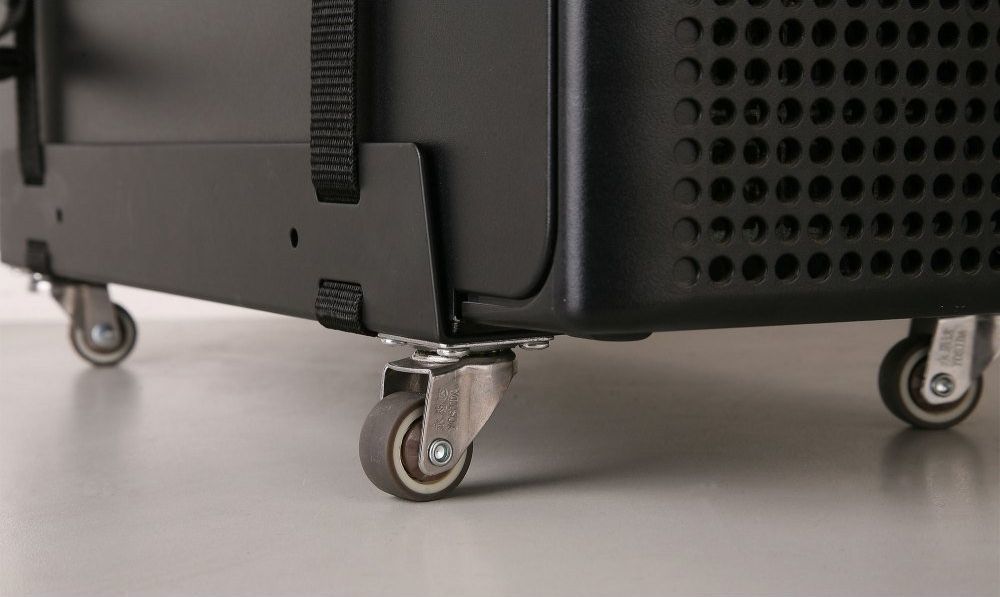 Држач за персонален компјутер Текли ICA-CS 61, универзален, со тркала, црн