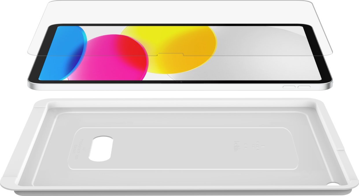 Mbrojtëse ekrani Belkin Tempered Glass për iPad 10th Gen 10.9", xham i fortë, transparente