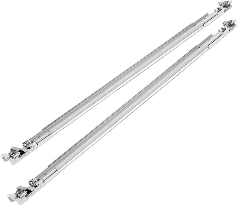 Set binarësh rack SilverStone, universal për kasa 3U 4U, me kushineta, argjendtë