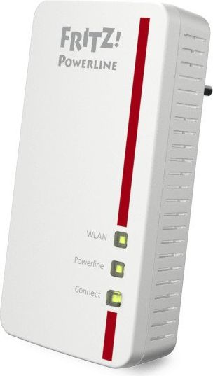Пауерлајн адаптер AVM FRITZ 1260E, WLAN Mesh, Gigabit LAN, бел