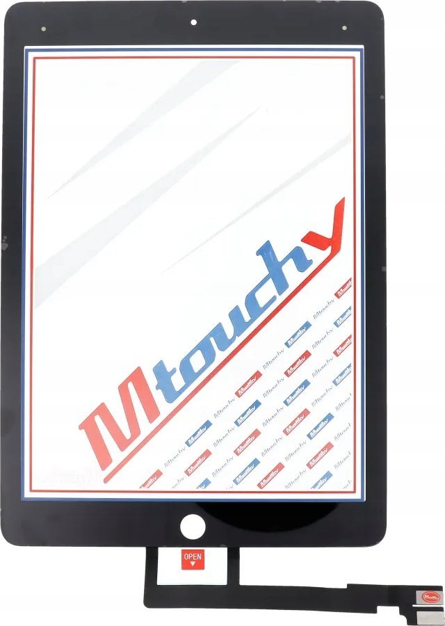 Ekran me prekje MUSTTBY për iPad Pro 9.7, me OCA, pjesë këmbimi, i zi