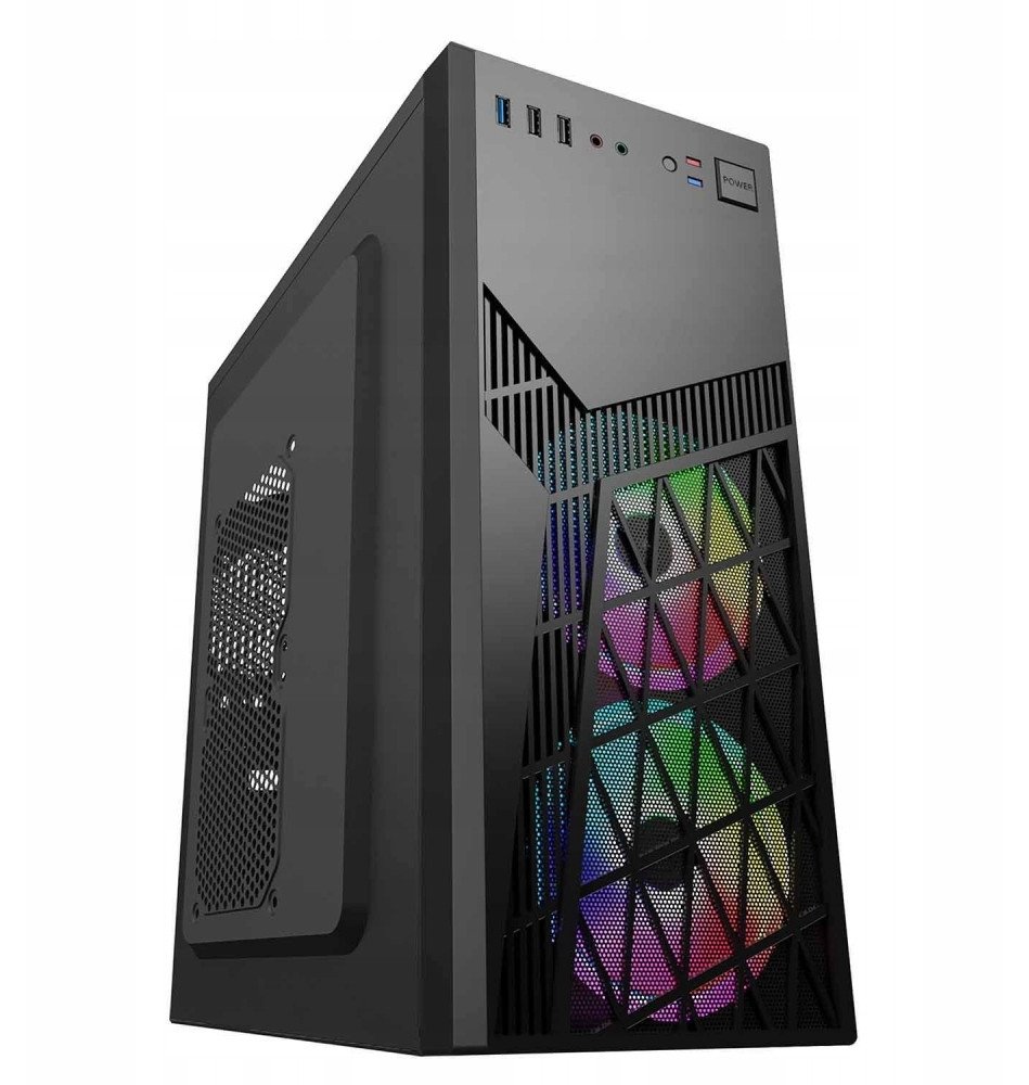 Kуќиште за компјутер Eurocase ML N6-560B, MIDI Tower, 2x 3.5", 3x 2.5", црно