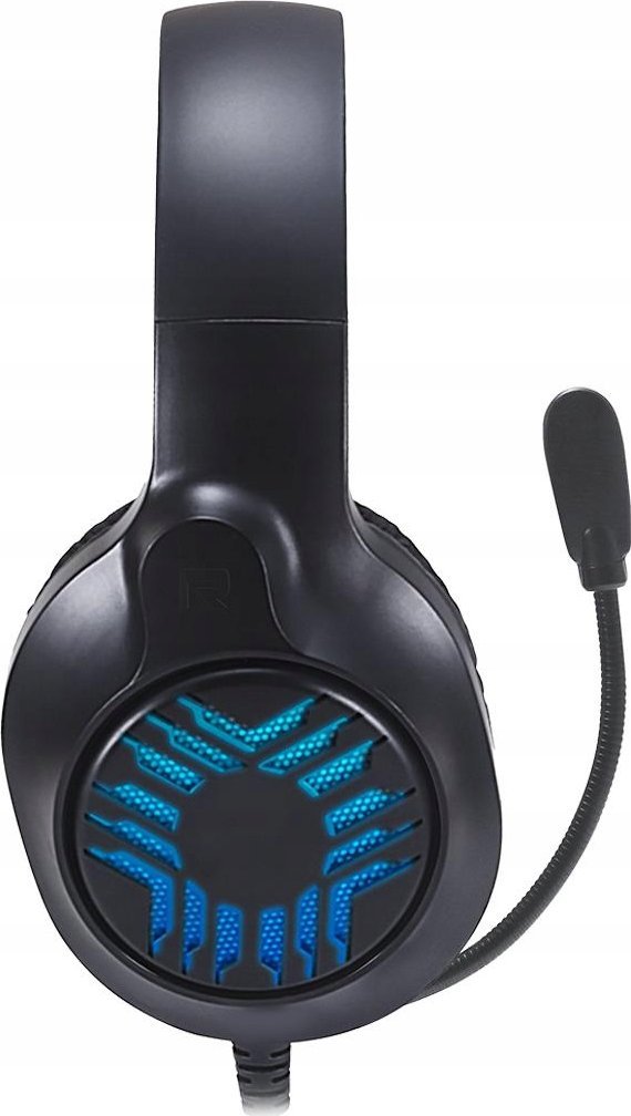 Гејминг слушалки Спидлинк Тајрон, стерео, РГБ, со микрофон, црни