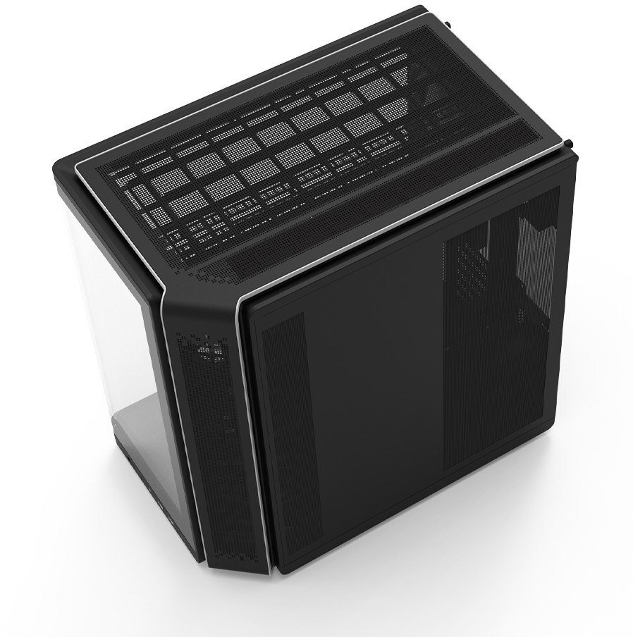 Куќиште за компјутер Zalman P60, ATX, калено стакло, црно