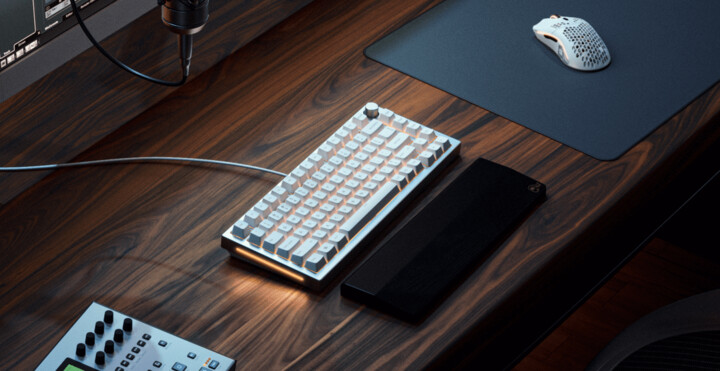 Tastierë Glorious GMMK Pro Tenkeyless Modular, US, e bardhë