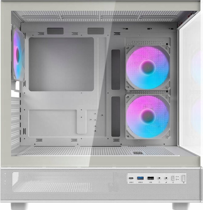 Kuti kompjuteri DarkFlash DPX90, ATX Mid Tower gaming, e bardhë