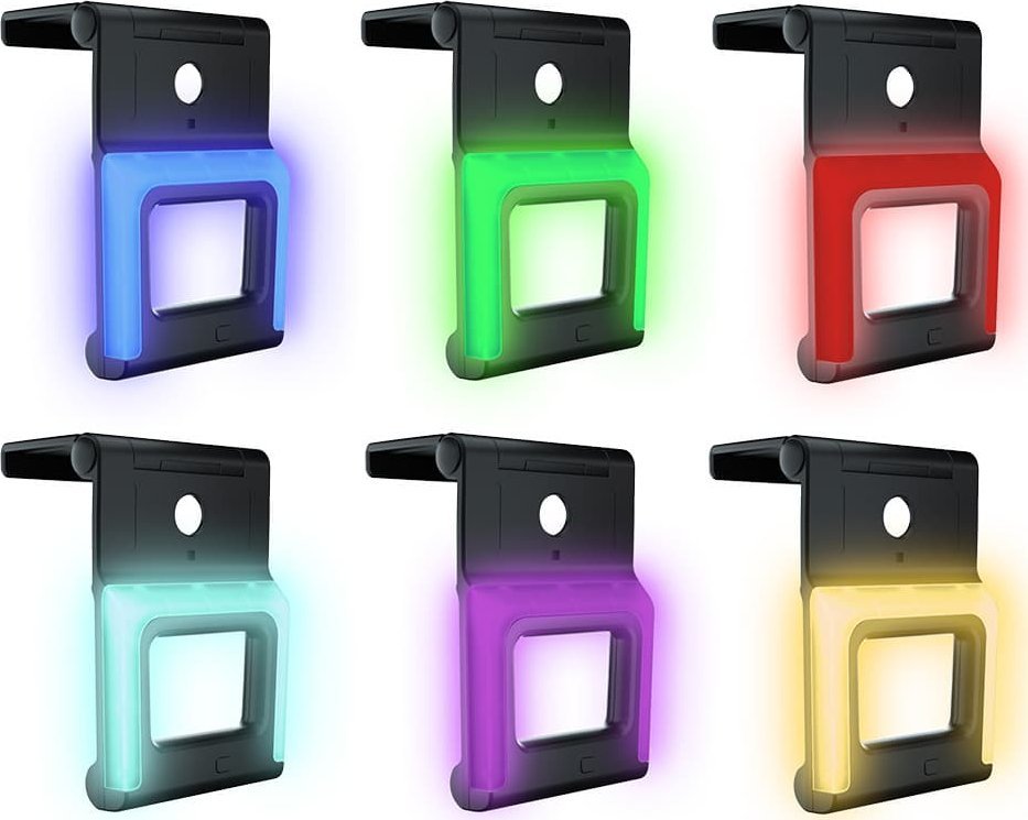 Dritë ambientale për TV Spacetronik Glow One, RGBW, USB, e zezë