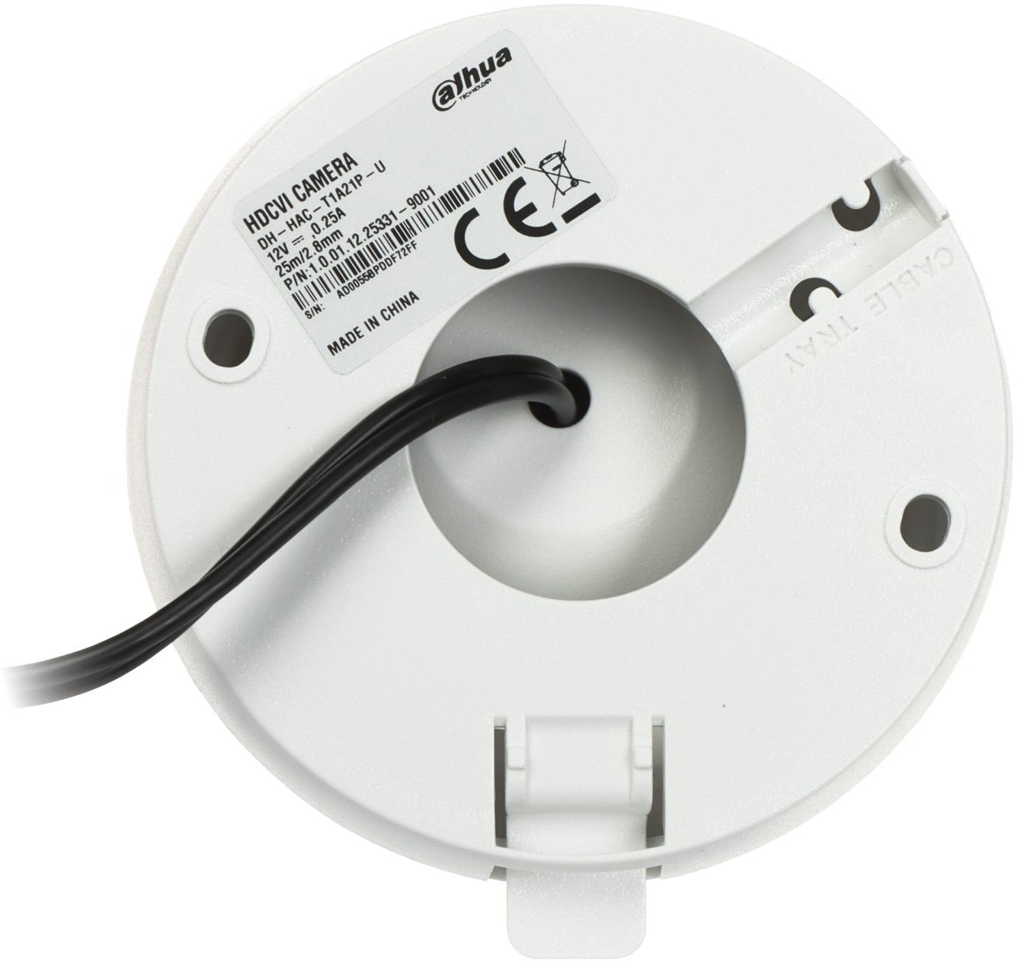 Kamerë e brendshme Dahua Eco Series HAC-T1A21-U-0280B, 2MP, IR 25m, lente 2.8mm