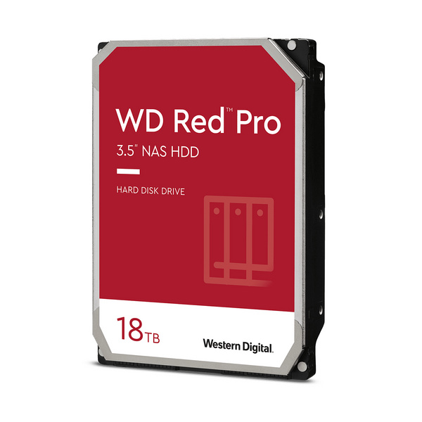 Hard Disk Western Digital WD Red Pro, 18TB, 3.5", 7200RPM, 512MB Cache