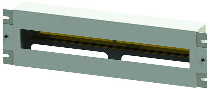 Panel instalimi 3U DIN, 19", RAL 7035